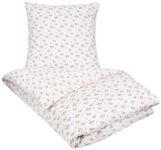 Sengetøj 140x220 cm - Bomuldssatin sengetøj - Summer white - By Night sengesæt 