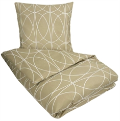 Sengetøj 140x200 cm - Aganda Grønt sengetøj - Sengelinned i Microfiber - In Style