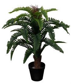 Kunstig Træbregne - Højde 80 cm - Dekorativ og eksotisk plante - Kunstig stueplante 