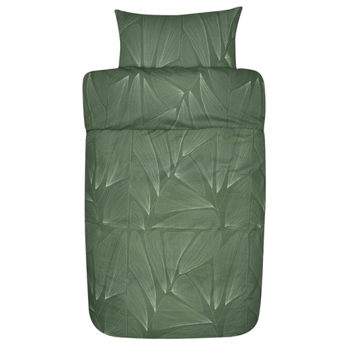 Høie sengetøj - 140x220 cm - Anine green - 100% ekstra fin bomuld sengesæt