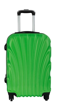 Mellem kuffert - Musling Grøn hardcase kuffert - Eksklusiv rejsekuffert
