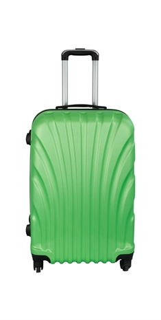 Kabinekuffert - Grøn hardcase kuffert - Eksklusiv rejsekuffert
