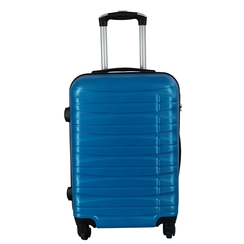 Kabinekuffert - Hardcase - Blå håndbagage kuffert tilbud