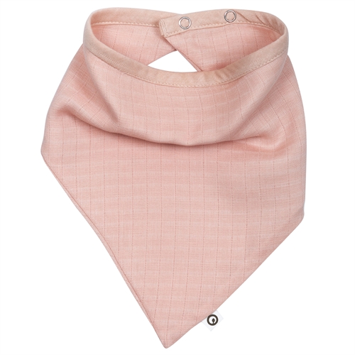 Hagesmæk - GOTS vævet musselin bomuldskvalitet - Ensfarvet savlesmæk - Rose suger - Müsli By Green Cotton