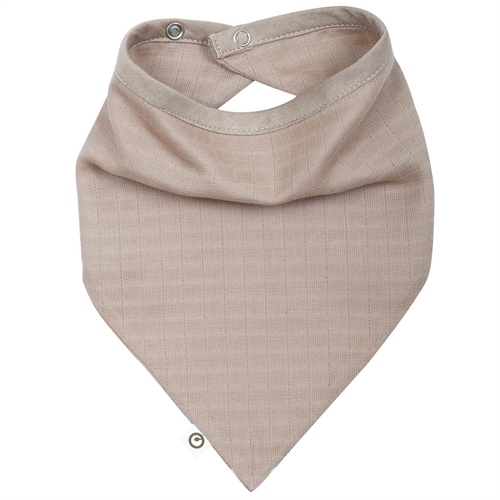 Hagesmæk - GOTS vævet musselin bomuldskvalitet - Ensfarvet savlesmæk - Cashew - Müsli By Green Cotton