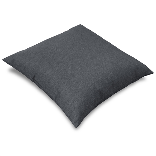Pyntepude til udendørs brug - 45x45 cm - Antracit grå pude til havemøbler - UV-beskyttet udendørs pude  - Nordstrand Home sofapude