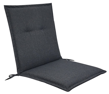Luksus havehynde til positionsstol - 5 cm Antracitgrå hynde med luksus komfort - Nordstrand Home 