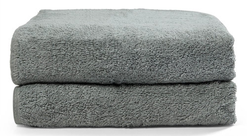 Håndklæder - 2 stk. 50x100 cm - Støvet grøn - 100% Bomuld - Håndklædepakke fra Nordisk tekstil