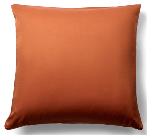 Bambus pudebetræk - 100% Naturligt bambus - 60x63 cm - Orange, satinvævet hovedpudebetræk 
