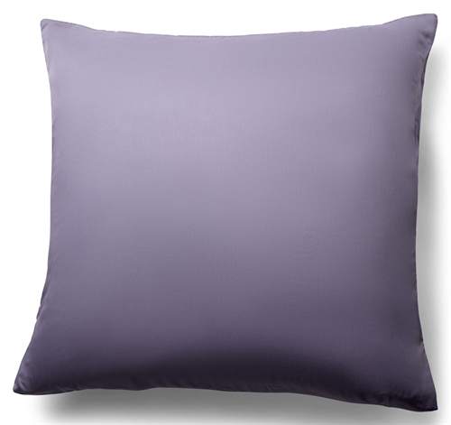 Bambus pudebetræk - 100% Naturligt bambus - 60x63 cm - Lys lilla, satinvævet hovedpudebetræk 