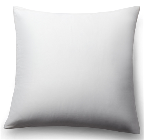 Bambus pudebetræk - 100% Naturligt bambus - 60x63 cm - Hvidt satinvævet hovedpudebetræk 