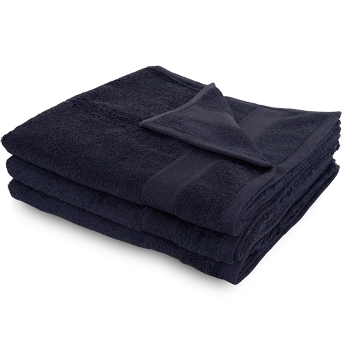 Bambus badehåndklæde - 70x140 cm - Mørkeblå - Bløde luksus håndklæder fra Excellent - By Borg