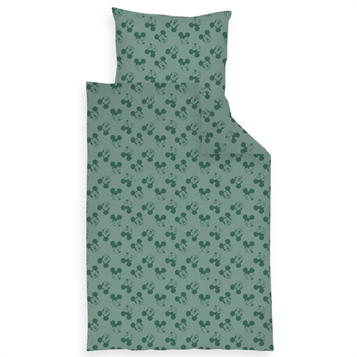 Mickey sengetøj 70x100 cm - Baby sengesæt med Mickey Mouse - 100% bomulds sengelinned