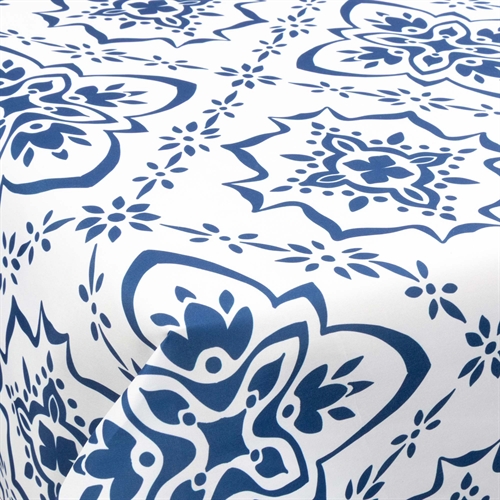 Tekstil voksdug - 140 cm bred - På metermål - Blue Pattern - Voksdug med akrylbelægning