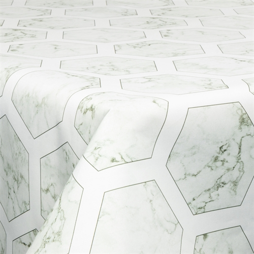 Tekstil voksdug - 140 cm bred - På metermål - Marble Beehive - Voksdug med akrylbelægning