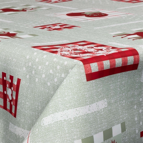 Tekstil voksdug - 140 cm bred - Juledug - På metermål - Reindeer - Voksdug med akrylbelægning