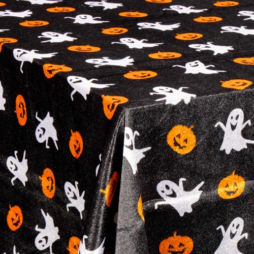 Velour dug - 15 meter - Halloween - Nervøs velour - Pakke med 15 meter 
