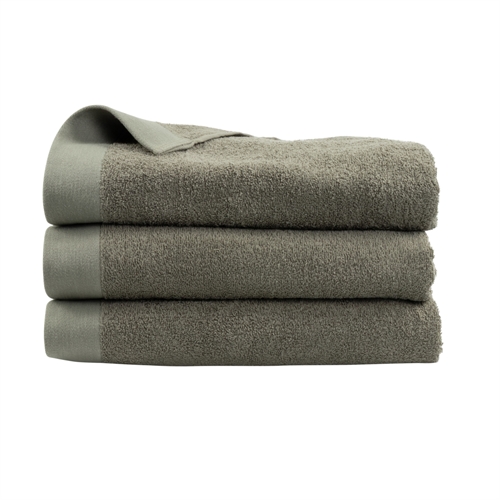 Badelagen - 100% Blødt bomuld med høj absorberingsevne - 100x150 cm - Lysegrønt - Stort håndklæde fra danske By Borg