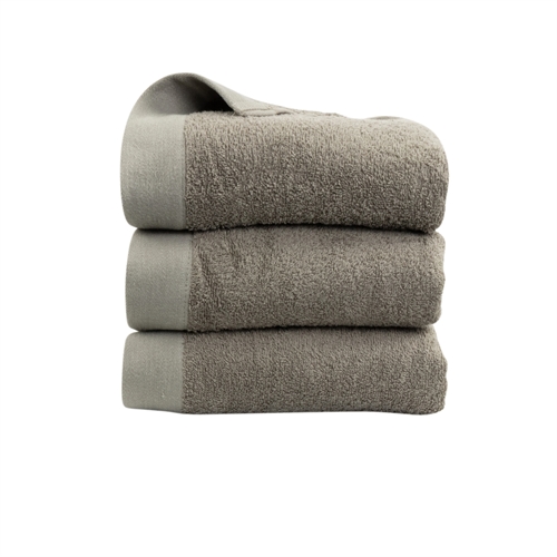 Gæstehåndklæde - 100% Blødt bomuld med høj absorberingsevne - 40x60 cm - Lysegrønt håndklæde fra danske By Borg