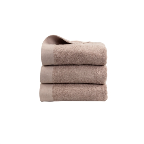 Gæstehåndklæde - 100% Blødt bomuld med høj absorberingsevne - 40x60 cm - Rosafarvet håndklæde fra danske By Borg