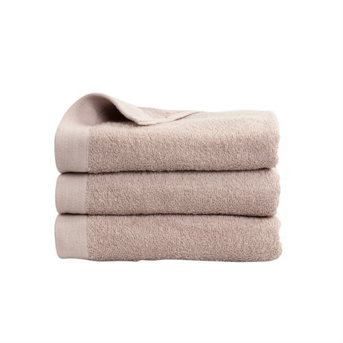 Håndklæde - 100% Blødt bomuld med høj absorberingsevne - 50x100 cm - Rosafarvet håndklæde fra danske By Borg