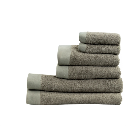 Lysegrøn Håndklædepakke med 6 stk. - 100% Blødt bomuld med høj absorberingsevne - Lysegrønne håndklæder fra danske By Borg