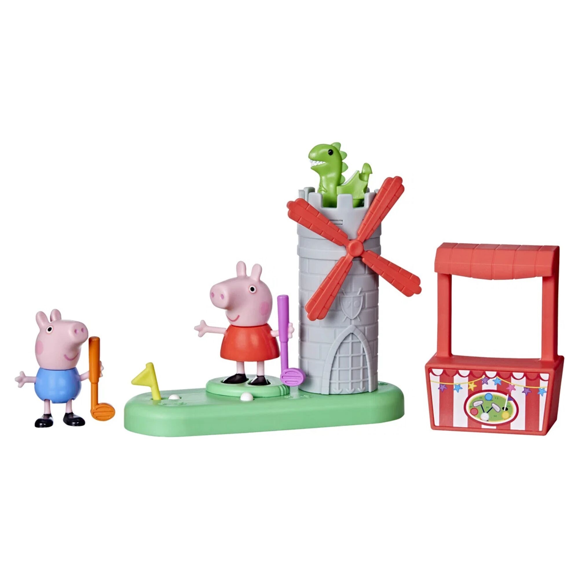 Gurli Gris Moments minigolf legesæt med 2 figurer - 5 dele
