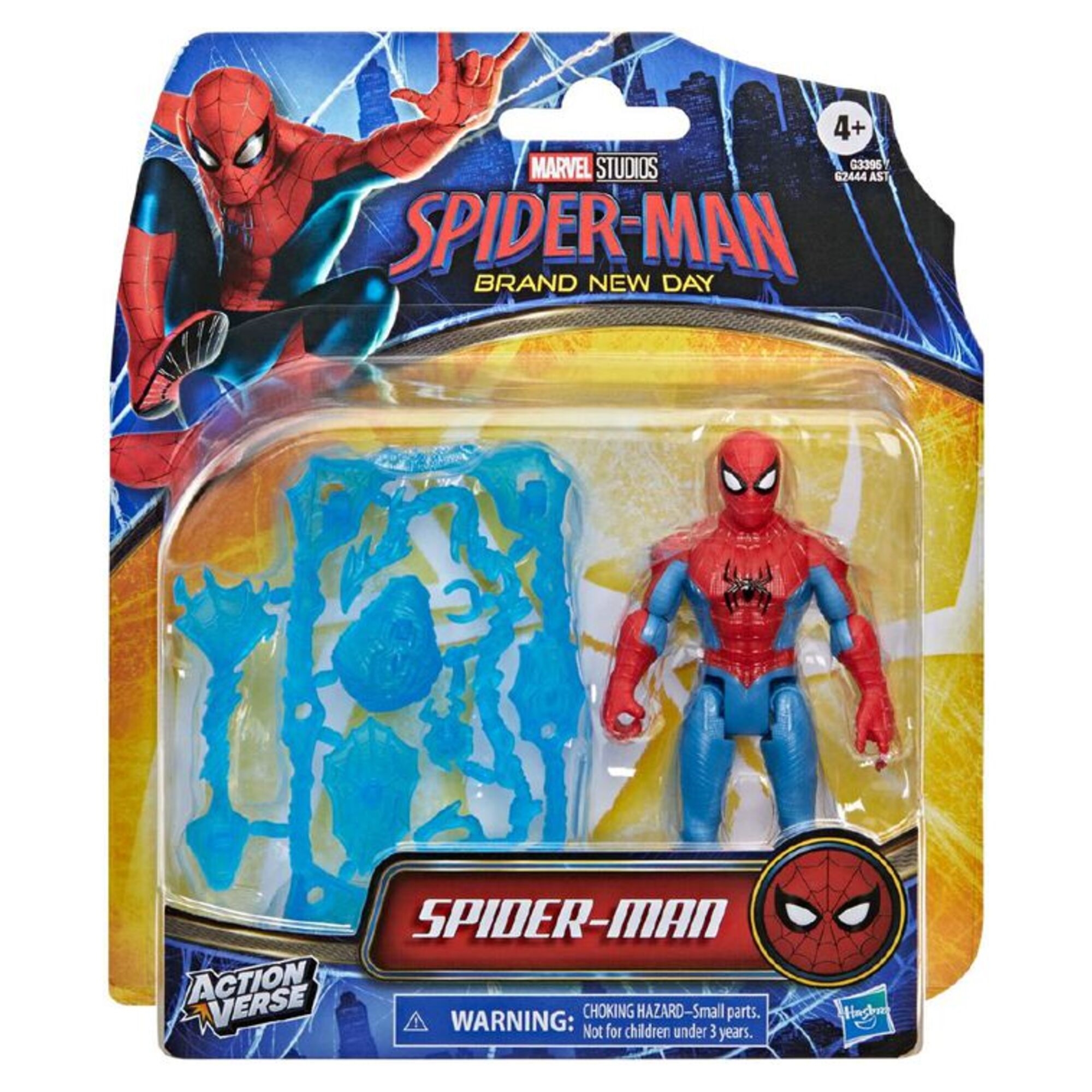 Spider-Man ActionVerse actionfigur i klassisk dragt med tilbehør - 11 cm