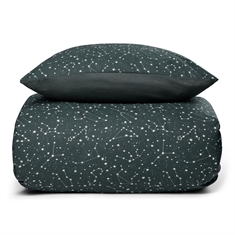 Dynebetræk i 100% Bomuld - Zodiac grøn - Stjernebillede - Borg Living sengesæt