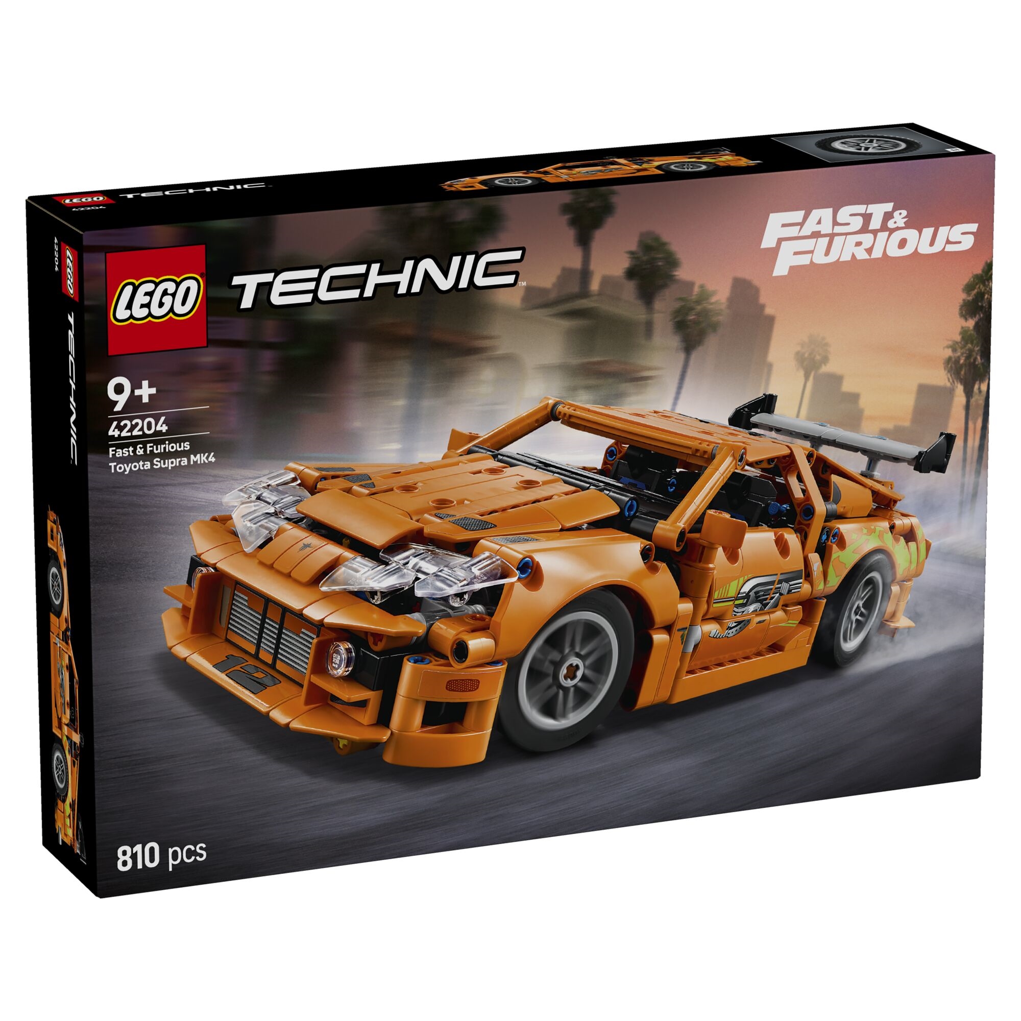 Fast and Furious Toyota Supra MK4 42204 - 810 dele - Technic