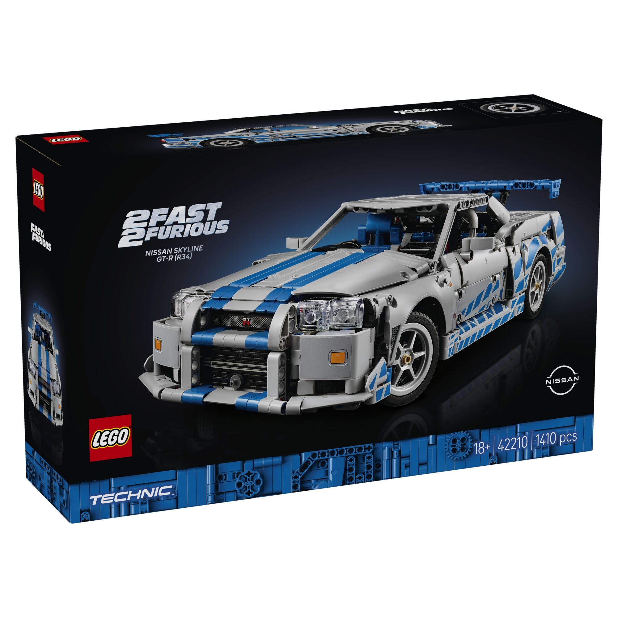 2 Fast 2 Furious Nissan Skyline GT-R (R34)-bil 42210 - 1410 dele - Technic