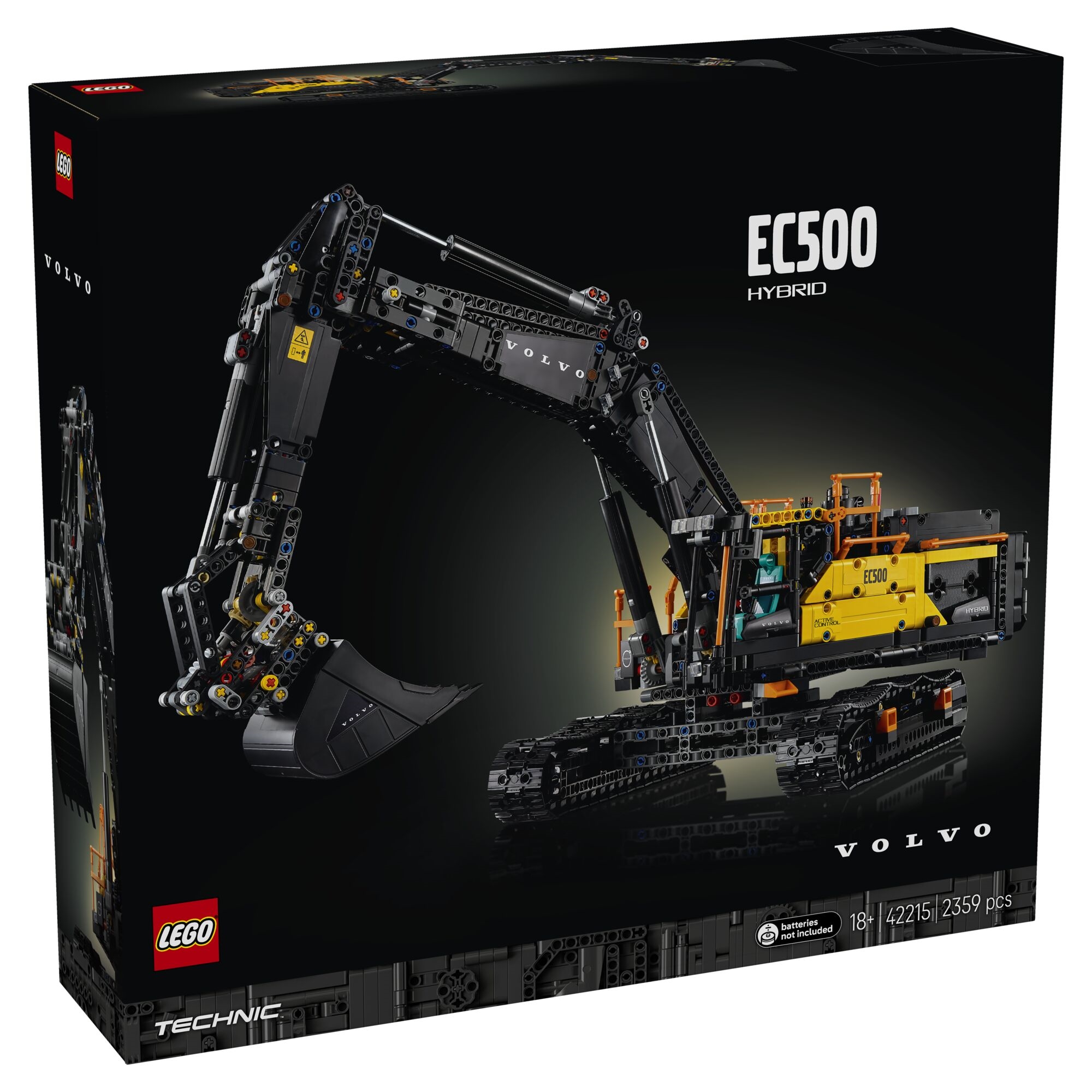 Volvo EC500 Hybrid-gravemaskine 42215 - 2359 dele - Technic