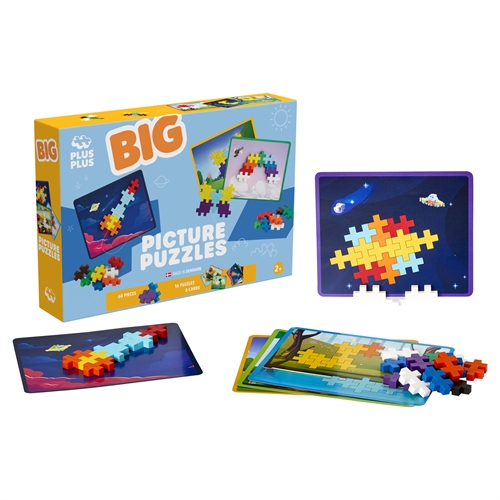 Plus-Plus BIG byg-selv puslespil med 16 motiver - 120 dele