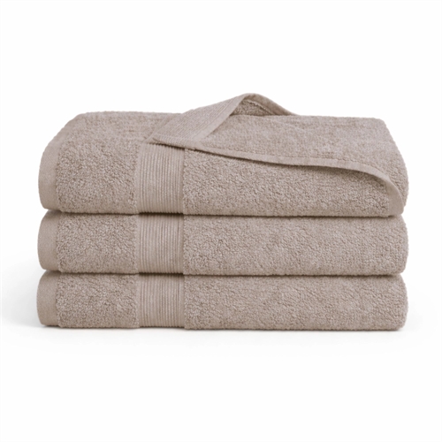 Bambus håndklæde - 50x100 cm - Bambus/bomuld - Sand