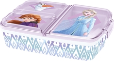 Frozen madkasse - madkasse med 3 rum til børn - Anna, Elsa og Olaf