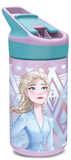 Frost - Drikkedunk med flipfunktion og sugerør - Anna og Elsa