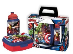 Avengers madkasse med drikkedunk - madkassesæt i 2 dele til børn - Marvel