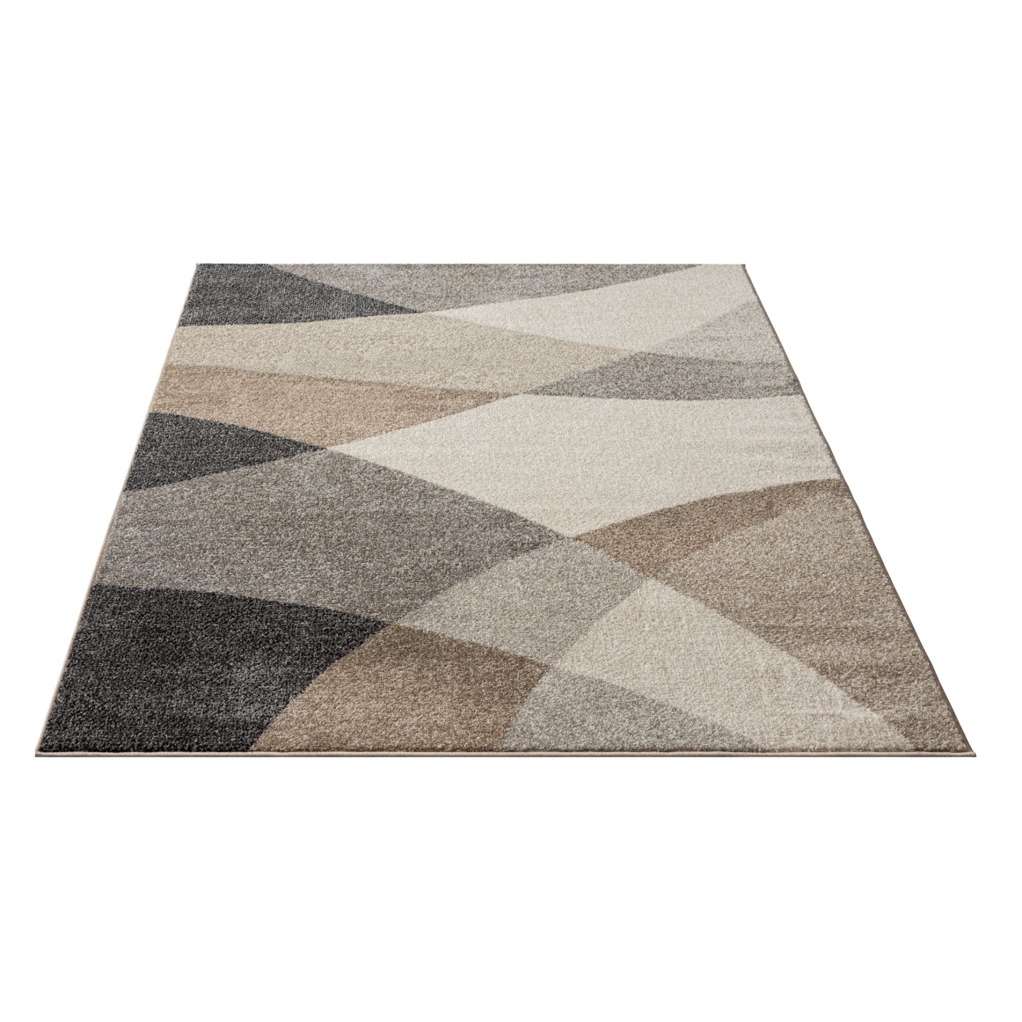 Gulvtæppe - 160x220 cm - Beige med mønster - Thales - Nordstrand Home