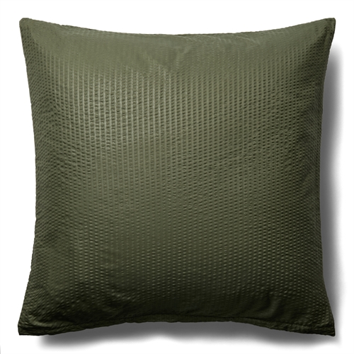 Bæk og Bølge pudebetræk 60x63 cm - Hovedpudebetræk i microfiber - Grønt krepp pudebetræk fra danske IN Style