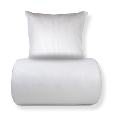 Sengetøj - Bæk og bølge - Microfiber - Hvid krep