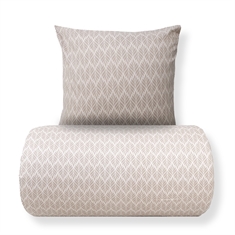 Sengetøj - Microfiber - Sandfarvet mønster