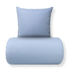 Sengetøj - Microfiber - Ensfarvet lyseblå