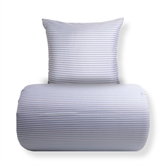 Sengetøj - Microfiber - Stribet blå