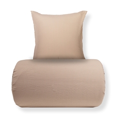 Sengetøj - Bæk og bølge - Microfiber - Sandfarvet seer sucker