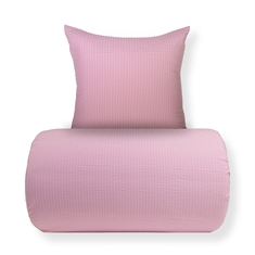 Sengetøj - Bæk og bølge - Microfiber - Rosa seer sucker