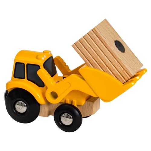 BRIO Frontlæsser med halmballe - BRIO-tog sæt- 33436