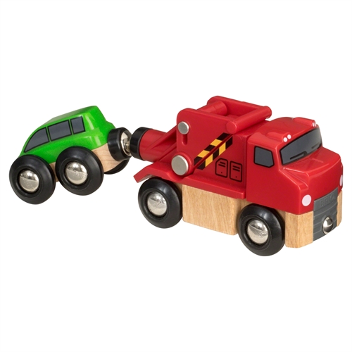 BRIO Kranvogn med bil - BRIO-tog sæt- 33528