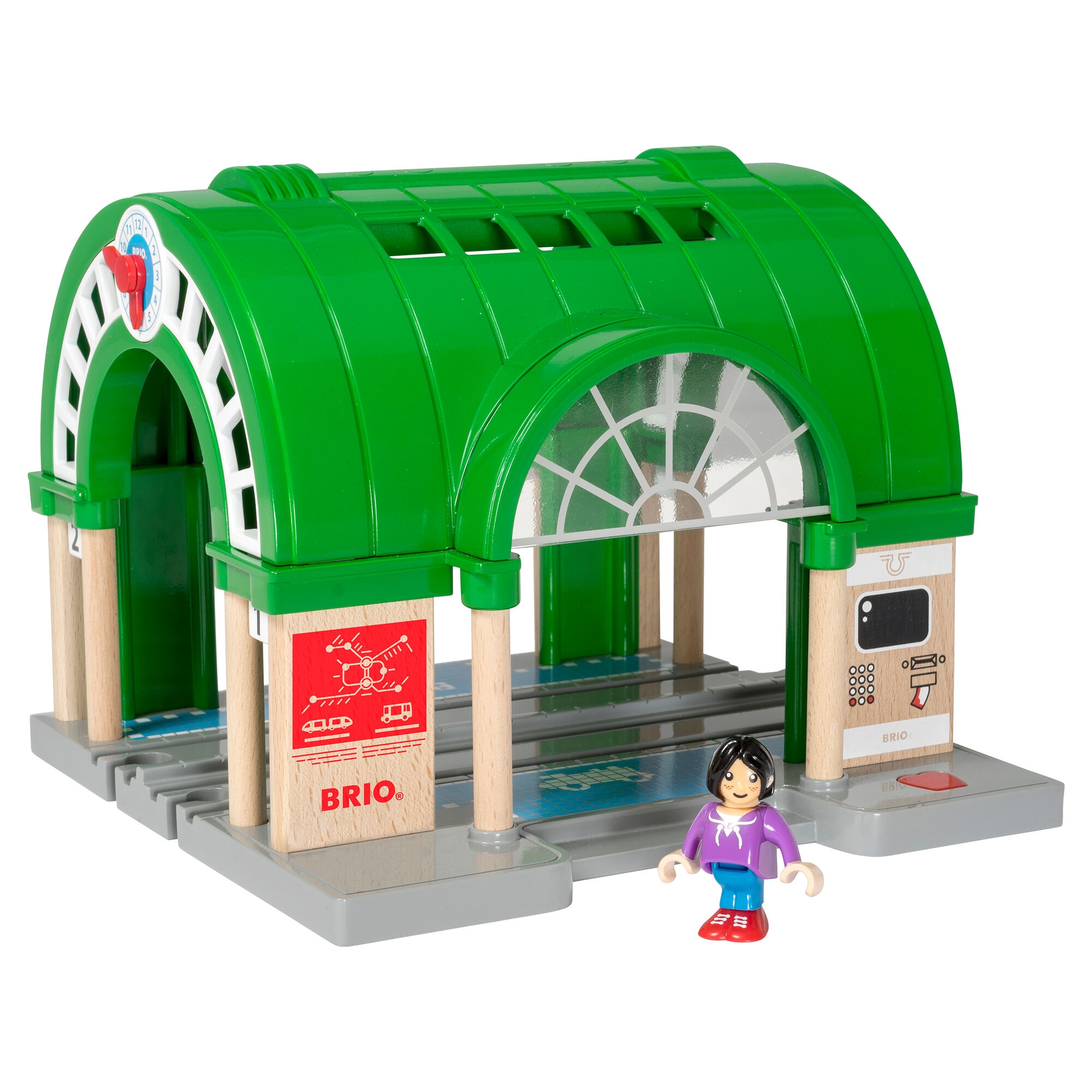 Brio World Togstation Legesæt (33649) - 3+år - Grøn