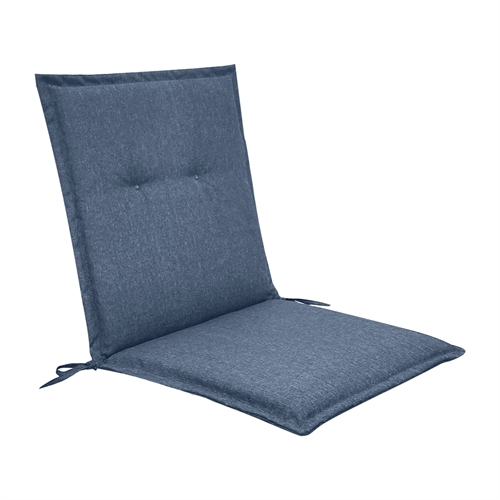 Havehynde til havestol - Mørkeblå universal stolehynde 5 cm skumfyld - God komfort skum & UV beskyttet betræk - Nordstrand Home hynde
