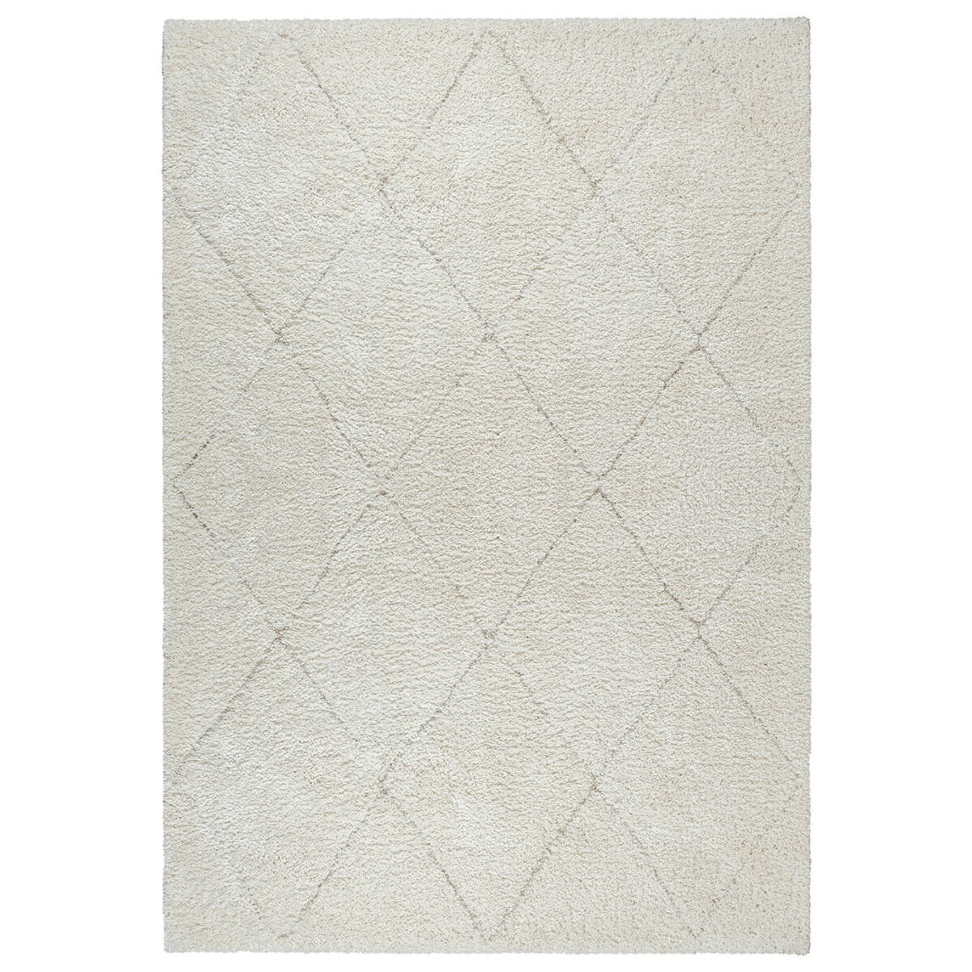 Gulvtæppe - Shaggy - 160x230 cm - Creme - Ideal Shaggy - Nordstrand Home